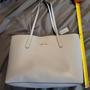 Light Blue Coach Tote